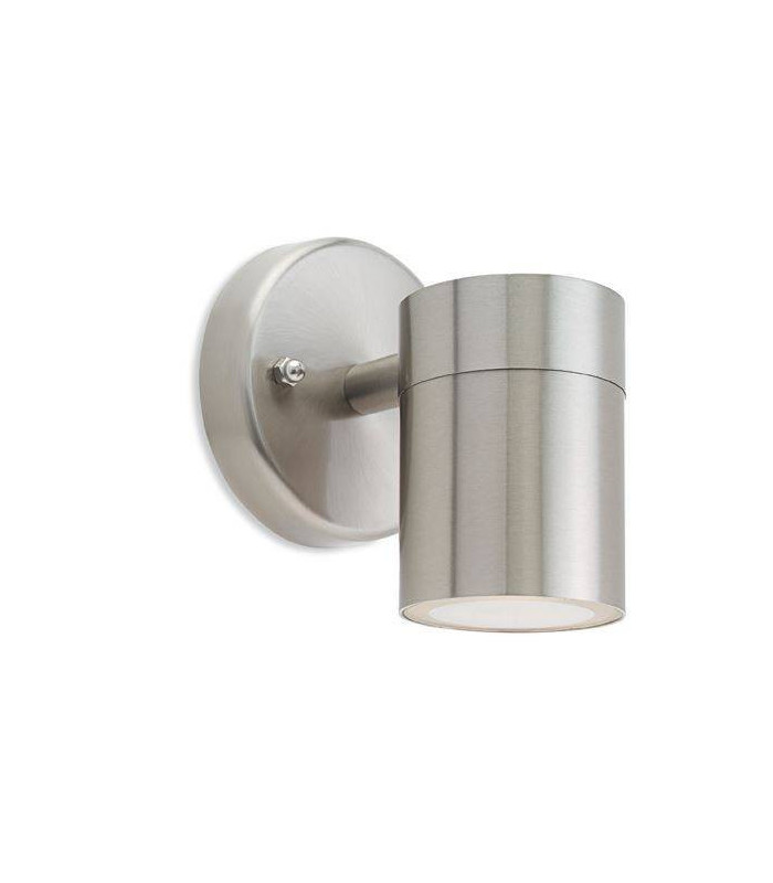 1 Light Single Wall Light Stainless Steel IP44, GU10