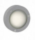 1 Light Outdoor Wall Light Aluminium, Frosted Glass IP44