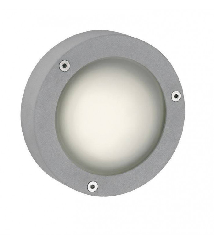 1 Light Outdoor Wall Light Aluminium, Frosted Glass IP44