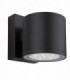 LED 6 Light Single Wall Light Black IP44