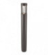 LED 1 Light Outdoor Tall Bollard Post Graphite IP54