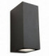 LED 2 Light Outdoor Up Down Wall Light Graphite IP54