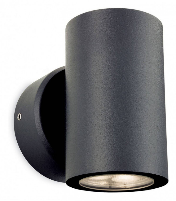 LED 2 Light Outdoor Wall Light Graphite IP54