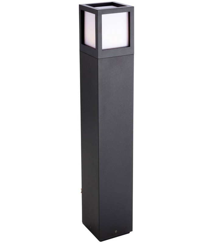 LED 1 Light Outdoor Tall Bollard Light Graphite IP54