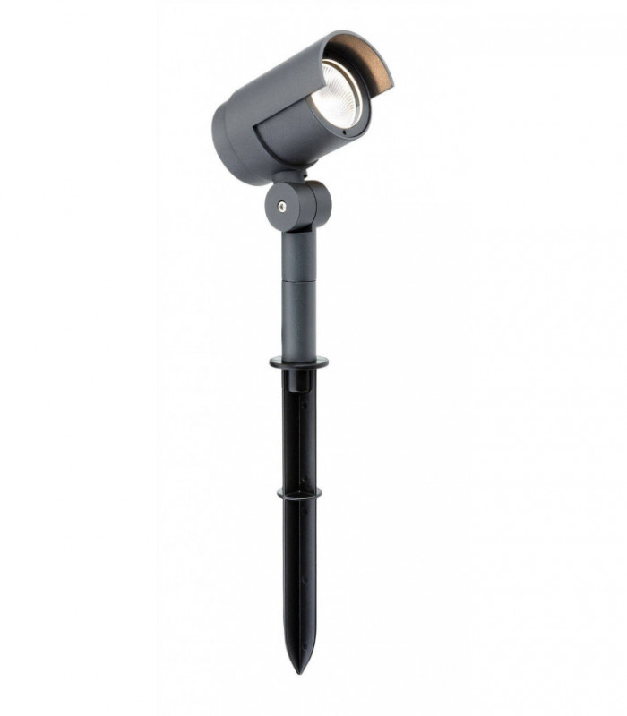 LED 1 Light Outdoor Spike Spot Graphite IP65