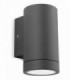 LED 1 Light Single Outdoor Wall Light Graphite IP65