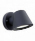 LED 1 Light Outdoor Wall Light Black IP44