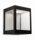LED 1 Light Outdoor Wall Lantern Black IP44