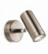 LED 1 Light Single Outdoor Wall Light Spotlight Stainless Steel IP44