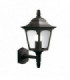 1 Light Outdoor Wall Lantern Light Black IP44, E27