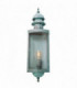 1 Light Outdoor Wall Lantern Light Verdigris IP44, E27