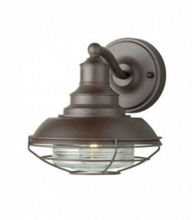 1 Light Outdoor Wall Lantern Light Old Bronze IP43, E27