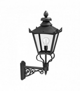 1 Light Outdoor Wall Lantern Light Black, E27