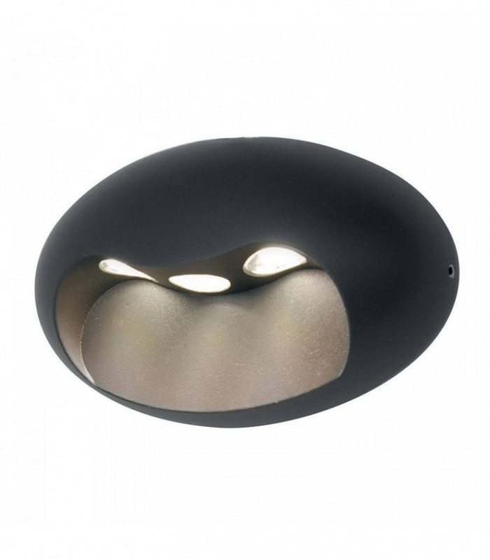 LED 3 Light Outdoor Wall Light Graphite IP54