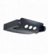 LED 3 Light Wall Light - Graphite Finish