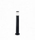 1 Light Outdoor Bollard Light Black IP55, E27