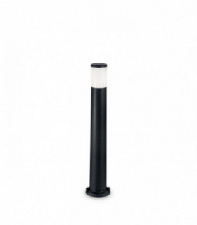 1 Light Outdoor Bollard Light Black IP55, E27