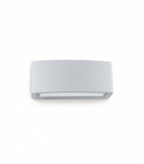 1 Light Outdoor Wall Light Grey IP55, E27