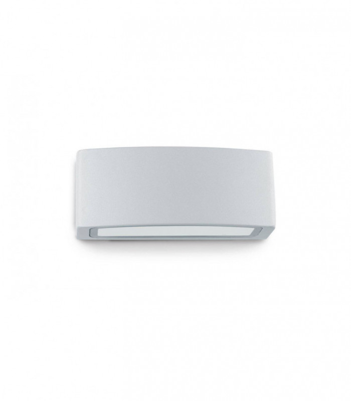 1 Light Outdoor Wall Light Grey IP55, E27