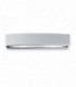 2 Light Outdoor Wall Light Grey IP54, E27