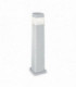 1 Light Outdoor Bollard Light Grey IP44