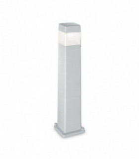 1 Light Outdoor Bollard Light Grey IP44