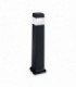 1 Light Outdoor Bollard Light Black IP44