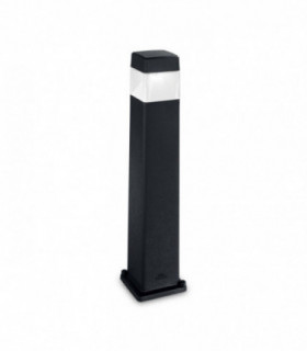1 Light Outdoor Bollard Light Black IP44