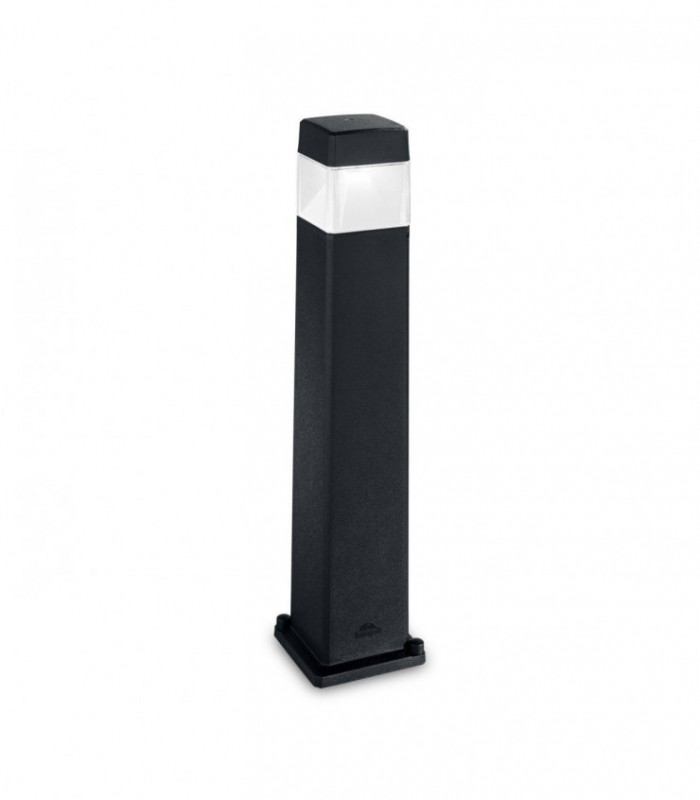 1 Light Outdoor Bollard Light Black IP44