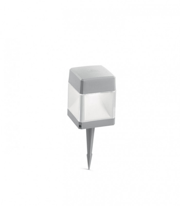 1 Light Outdoor Ground Light Grey IP44