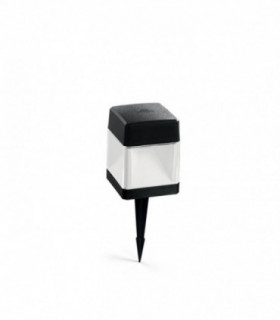 1 Light Outdoor Ground Light Black IP44