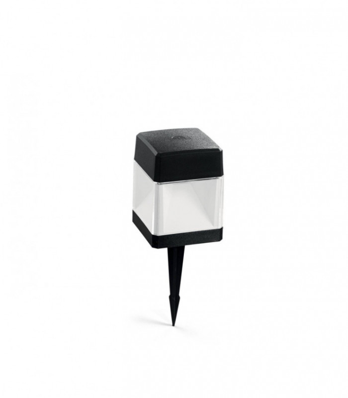1 Light Outdoor Ground Light Black IP44