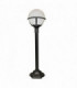 1 Light Outdoor Bollard Lantern Black IP44, E27