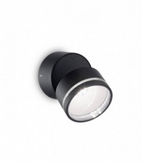 LED 6 Light Outdoor Wall Light Black IP54