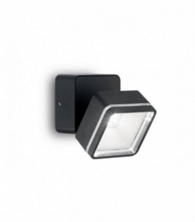 LED 6 Light Outdoor Wall Light Black IP54