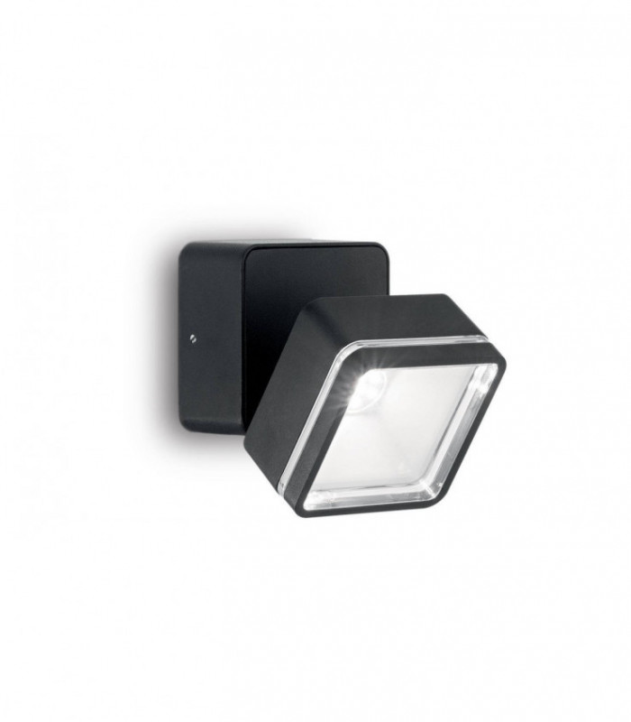 LED 6 Light Outdoor Wall Light Black IP54