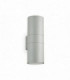 2 Light Outdoor Up Down Wall Light Grey IP54