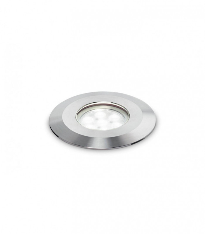 LED 1 Light Outdoor Recessed Spotlight Steel
