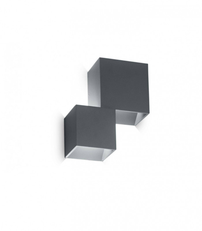 LED 2 Light Outdoor Wall Light Anthracite IP44