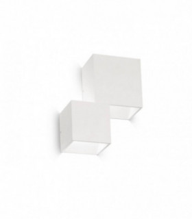 LED 2 Light Outdoor Wall Light White IP44
