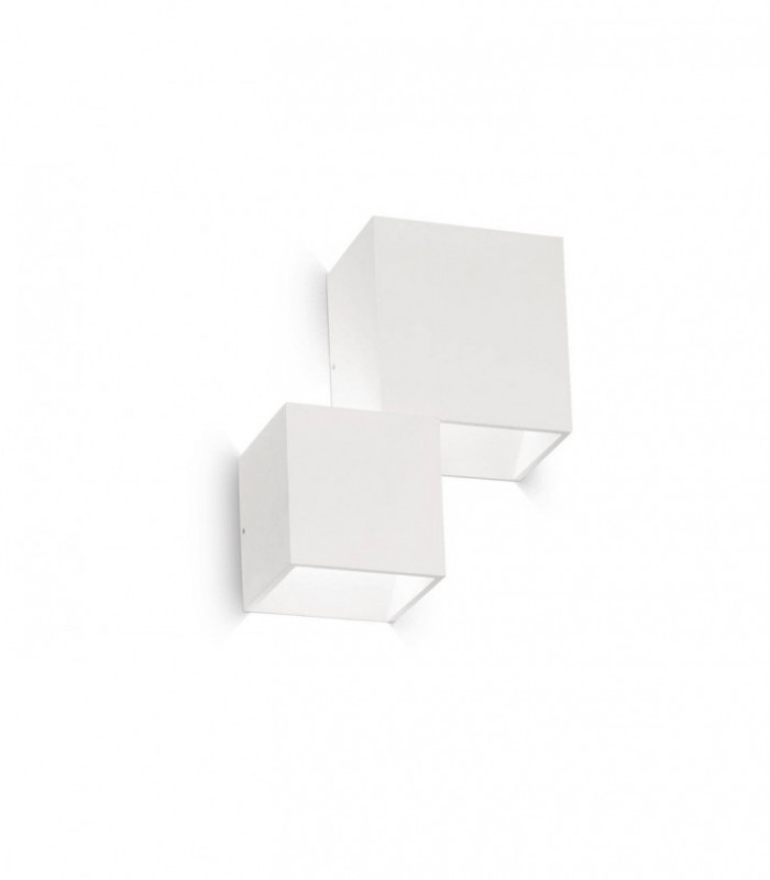 LED 2 Light Outdoor Wall Light White IP44