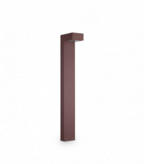 2 Light Outdoor Bollard Light Coffee IP44