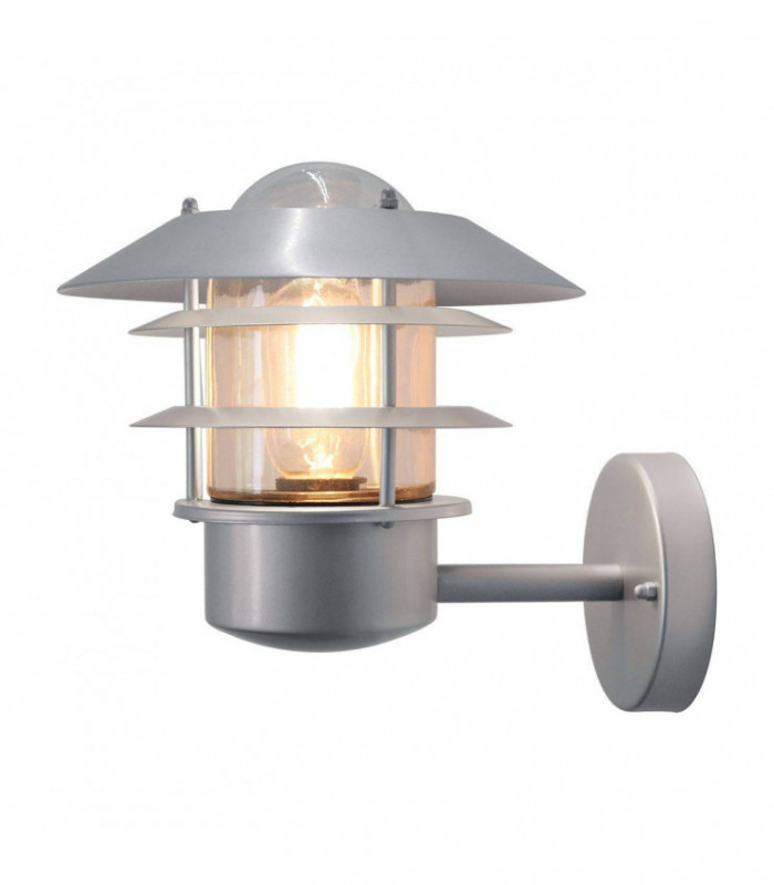 1 Light Outdoor Wall Lantern Light Silver, 304 SS IP44, E27