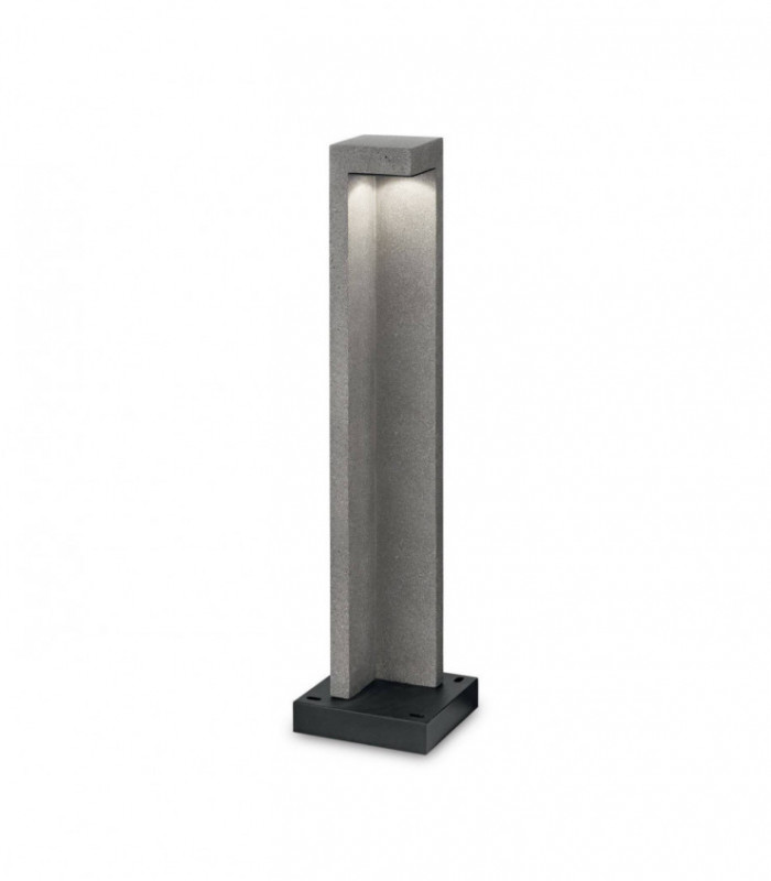 LED 1 Light Bollard Light Granite IP55