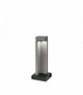 LED 1 Light Bollard Light Granite IP55