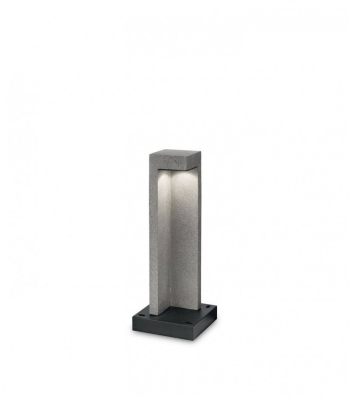 LED 1 Light Bollard Light Granite IP55