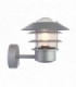 1 Light Outdoor Lantern Light Silver with PIR Motion Sensor IP44, E27