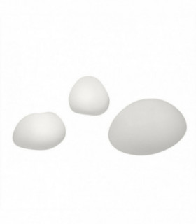 Integrated LED Lamps 3 Light Outdoor White, Black IP65