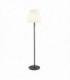 1 Light Outdoor Floor Lamp Dark Grey, White Shade IP44, E27