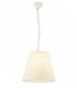 1 Light Outdoor Ceiling Light White Shade IP44, E27